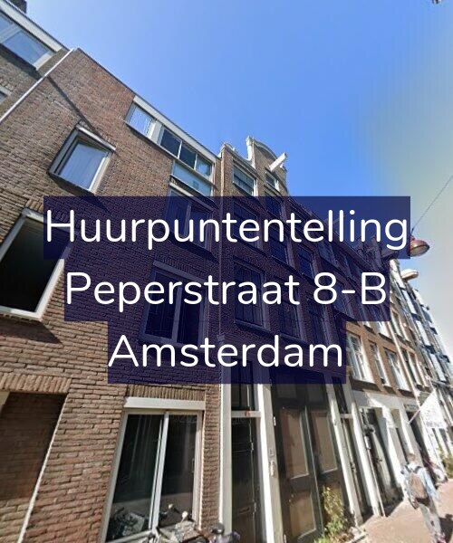 Foto gevel Huurpuntentelling voor Peperstraat 8-B, Amsterdam