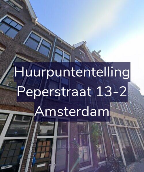 Foto gevel Huurpuntentelling voor Peperstraat 13-2, Amsterdam