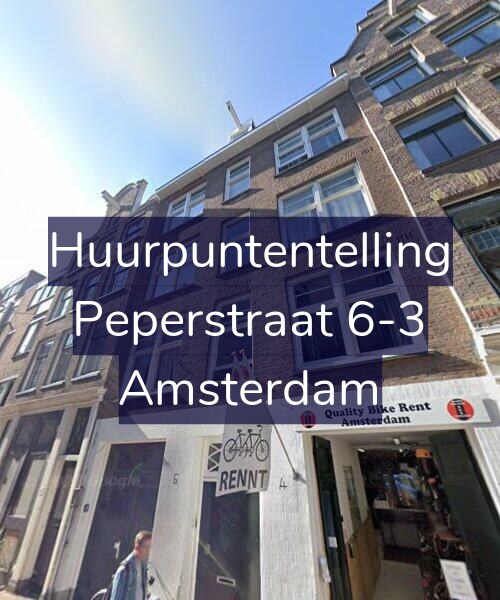 Foto gevel Huurpuntentelling voor Peperstraat 6-3, Amsterdam