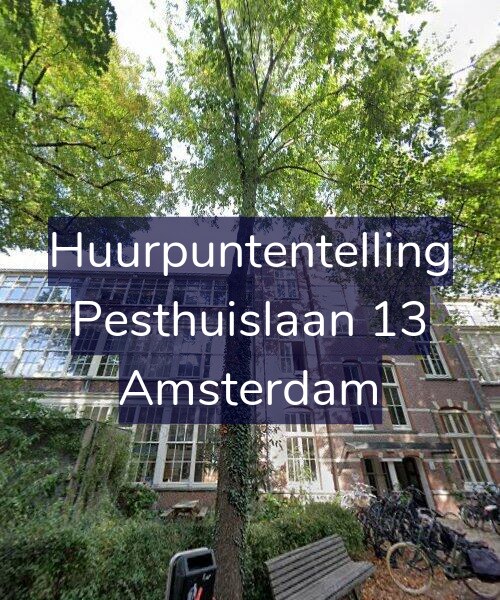 Foto gevel Huurpuntentelling voor Pesthuislaan 13, Amsterdam