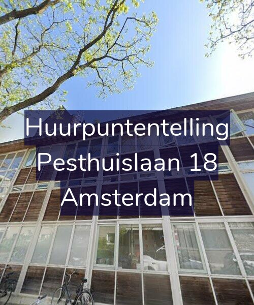 Foto gevel Huurpuntentelling voor Pesthuislaan 18, Amsterdam