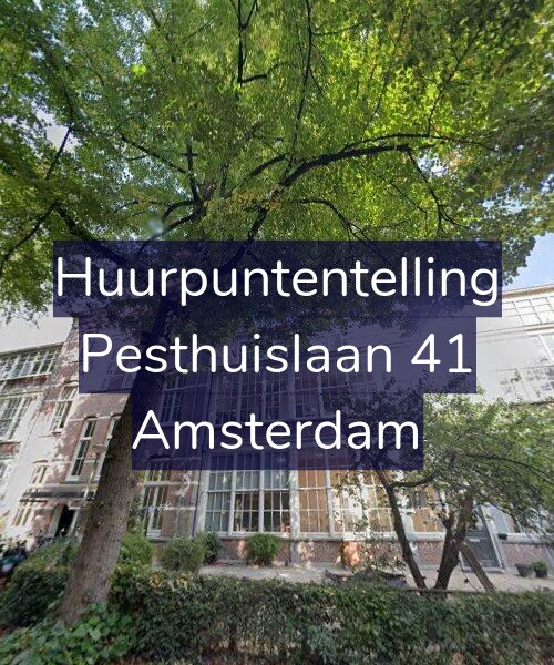 Foto gevel Huurpuntentelling voor Pesthuislaan 41, Amsterdam
