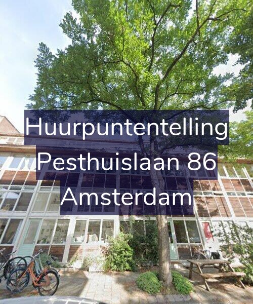 Foto gevel Huurpuntentelling voor Pesthuislaan 86, Amsterdam