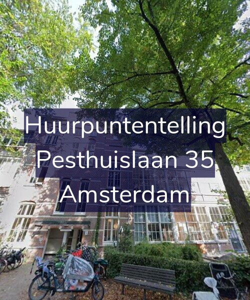 Foto gevel Huurpuntentelling voor Pesthuislaan 35, Amsterdam
