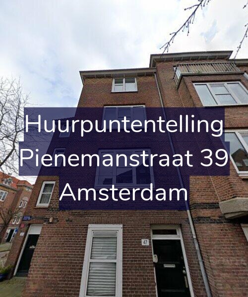 Foto gevel Huurpuntentelling voor Pienemanstraat 39, Amsterdam