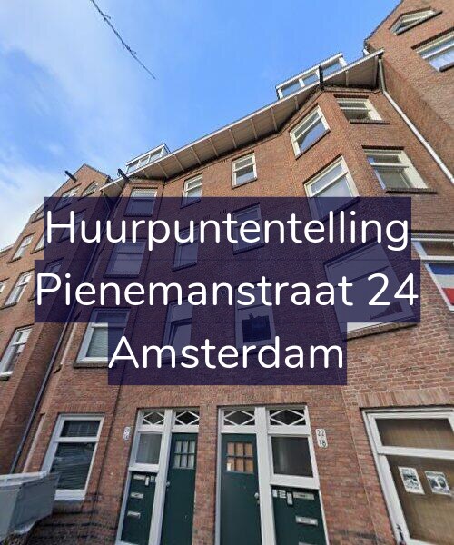 Foto gevel Huurpuntentelling voor Pienemanstraat 24, Amsterdam