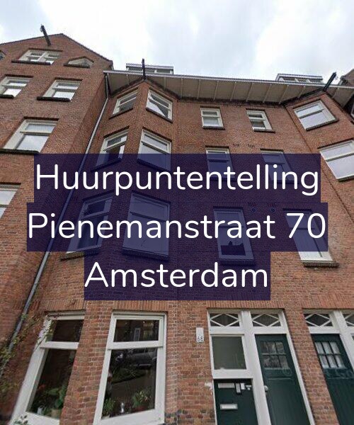 Foto gevel Huurpuntentelling voor Pienemanstraat 70, Amsterdam