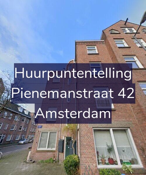 Foto gevel Huurpuntentelling voor Pienemanstraat 42, Amsterdam
