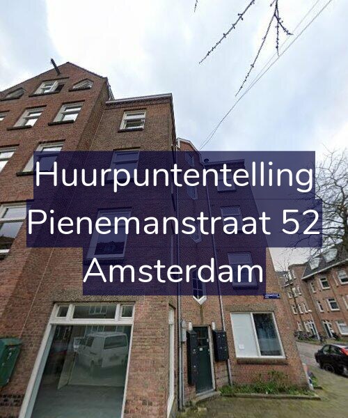 Foto gevel Huurpuntentelling voor Pienemanstraat 52, Amsterdam