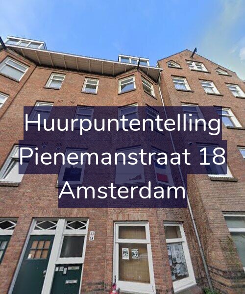 Foto gevel Huurpuntentelling voor Pienemanstraat 18, Amsterdam
