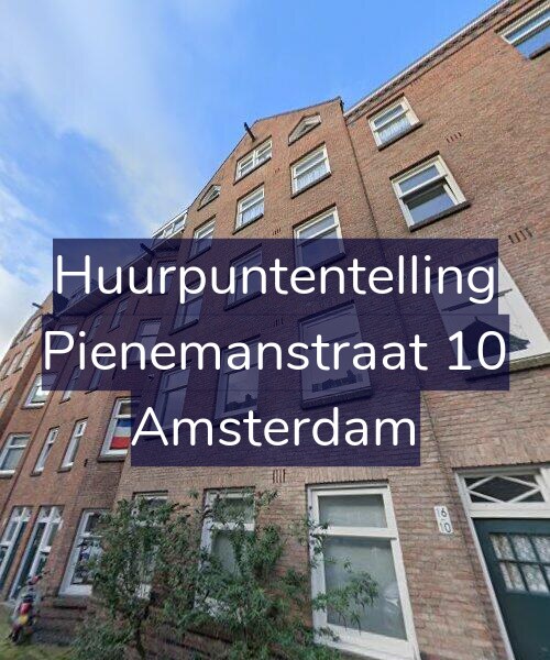 Foto gevel Huurpuntentelling voor Pienemanstraat 10, Amsterdam