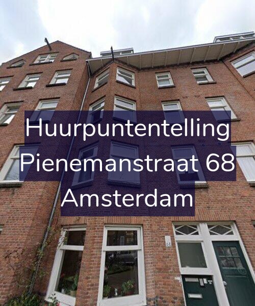 Foto gevel Huurpuntentelling voor Pienemanstraat 68, Amsterdam