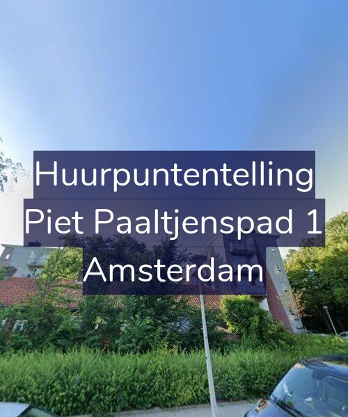 Foto gevel Huurpuntentelling voor Piet Paaltjenspad 1, Amsterdam