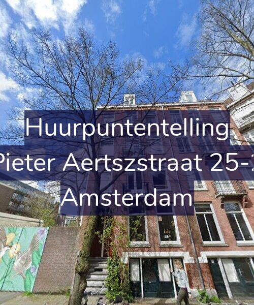 Foto gevel Huurpuntentelling voor Pieter Aertszstraat 25-2, Amsterdam
