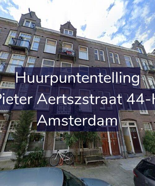 Foto gevel Huurpuntentelling voor Pieter Aertszstraat 44-H, Amsterdam