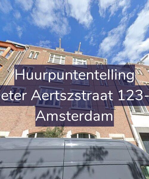 Foto gevel Huurpuntentelling voor Pieter Aertszstraat 123-H, Amsterdam