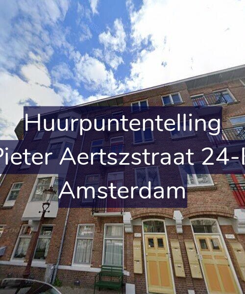 Foto gevel Huurpuntentelling voor Pieter Aertszstraat 24-B, Amsterdam