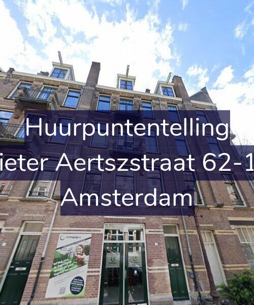 Foto gevel Huurpuntentelling voor Pieter Aertszstraat 62-1L, Amsterdam