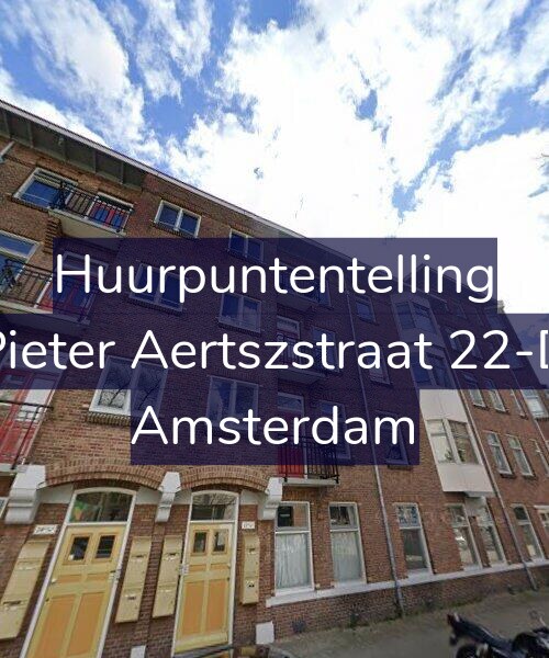 Foto gevel Huurpuntentelling voor Pieter Aertszstraat 22-D, Amsterdam