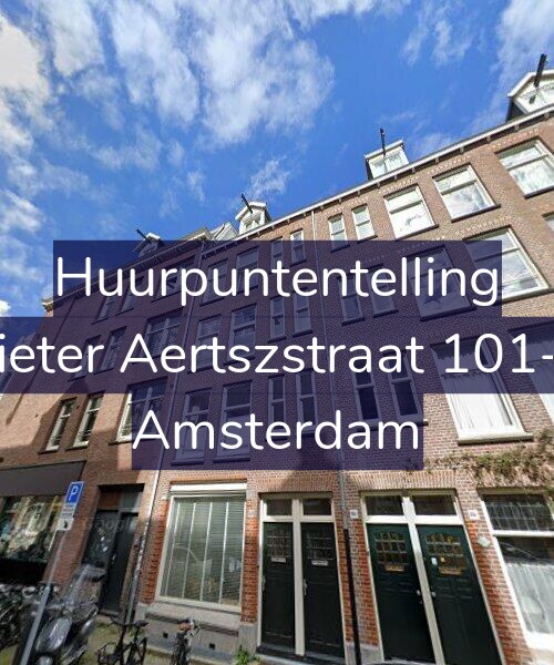 Foto gevel Huurpuntentelling voor Pieter Aertszstraat 101-1, Amsterdam