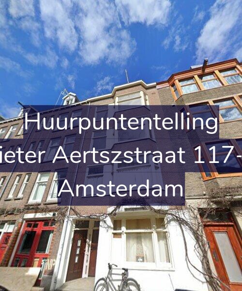 Foto gevel Huurpuntentelling voor Pieter Aertszstraat 117-4, Amsterdam