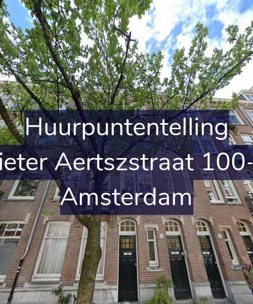 Foto gevel Huurpuntentelling voor Pieter Aertszstraat 100-4, Amsterdam