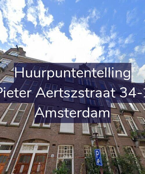 Foto gevel Huurpuntentelling voor Pieter Aertszstraat 34-2, Amsterdam