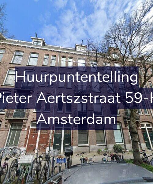 Foto gevel Huurpuntentelling voor Pieter Aertszstraat 59-H, Amsterdam