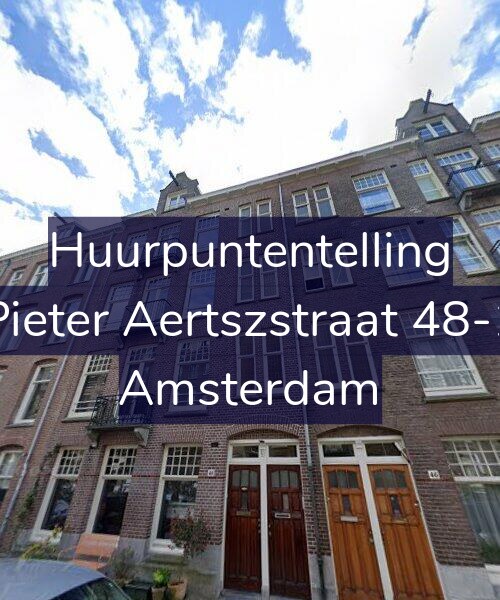 Foto gevel Huurpuntentelling voor Pieter Aertszstraat 48-1, Amsterdam
