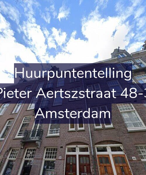 Foto gevel Huurpuntentelling voor Pieter Aertszstraat 48-3, Amsterdam