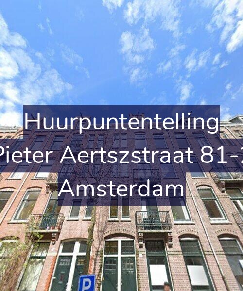 Foto gevel Huurpuntentelling voor Pieter Aertszstraat 81-2, Amsterdam