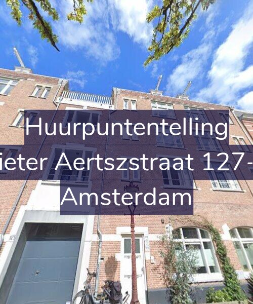 Foto gevel Huurpuntentelling voor Pieter Aertszstraat 127-2, Amsterdam