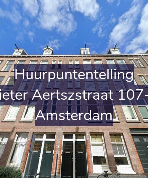 Foto gevel Huurpuntentelling voor Pieter Aertszstraat 107-3, Amsterdam