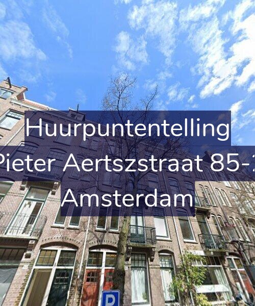 Foto gevel Huurpuntentelling voor Pieter Aertszstraat 85-2, Amsterdam