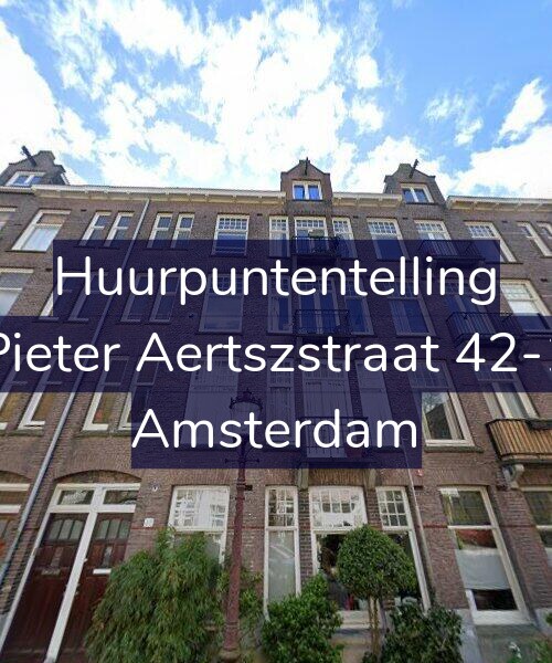 Foto gevel Huurpuntentelling voor Pieter Aertszstraat 42-1, Amsterdam