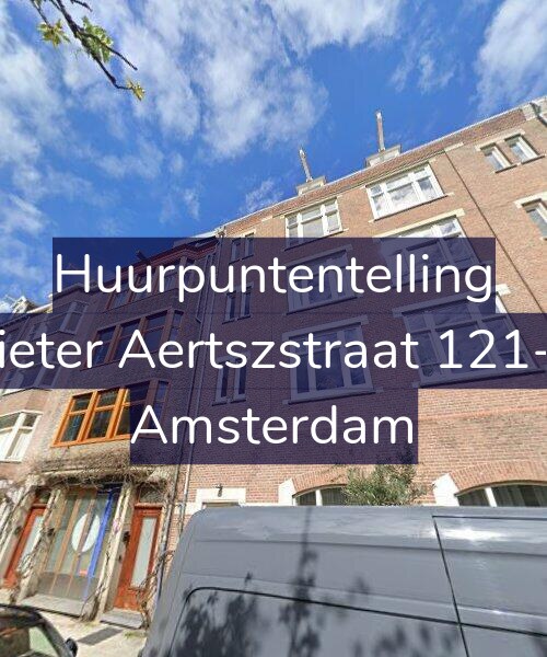 Foto gevel Huurpuntentelling voor Pieter Aertszstraat 121-3, Amsterdam
