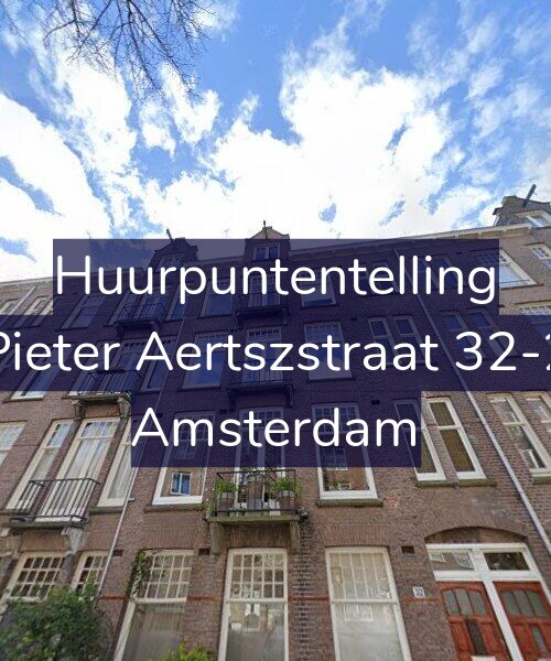 Foto gevel Huurpuntentelling voor Pieter Aertszstraat 32-2, Amsterdam