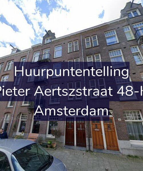 Foto gevel Huurpuntentelling voor Pieter Aertszstraat 48-H, Amsterdam