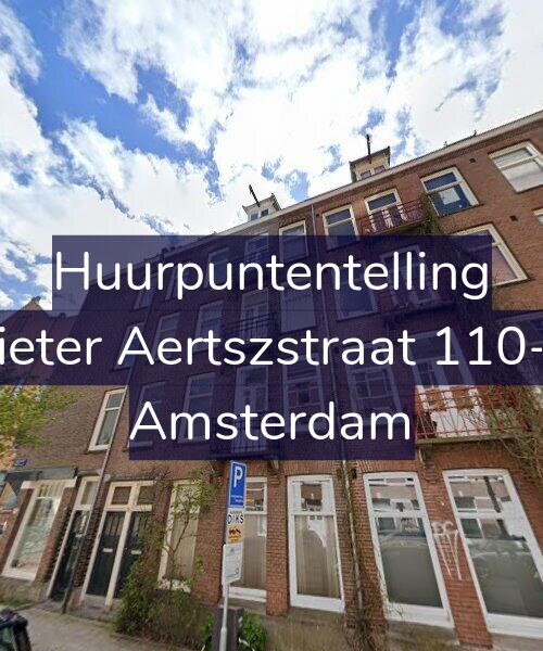 Foto gevel Huurpuntentelling voor Pieter Aertszstraat 110-1, Amsterdam