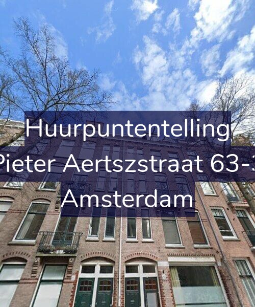 Foto gevel Huurpuntentelling voor Pieter Aertszstraat 63-3, Amsterdam