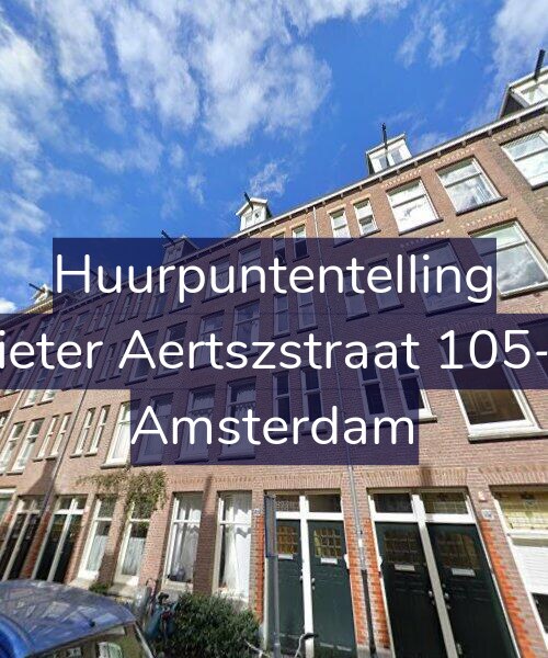 Foto gevel Huurpuntentelling voor Pieter Aertszstraat 105-1, Amsterdam