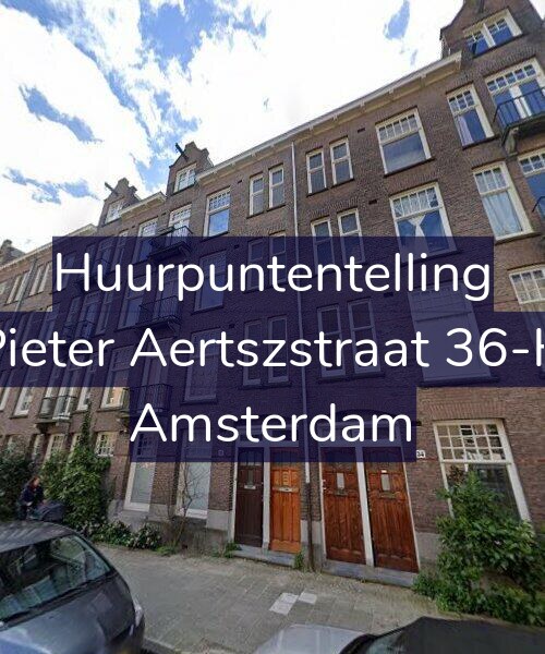 Foto gevel Huurpuntentelling voor Pieter Aertszstraat 36-H, Amsterdam