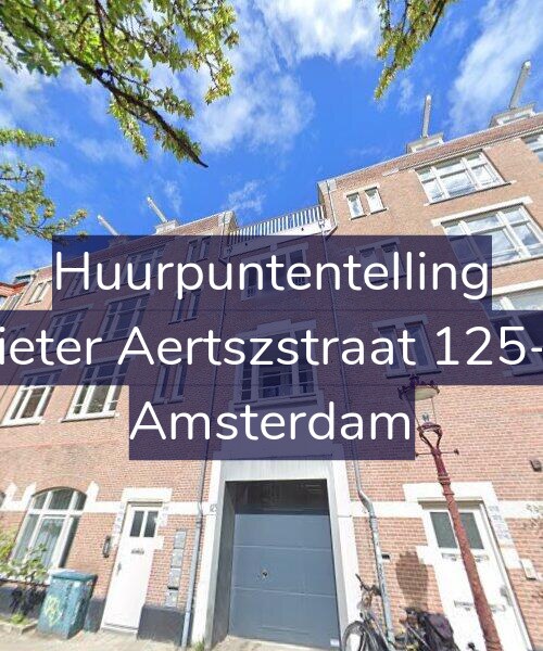 Foto gevel Huurpuntentelling voor Pieter Aertszstraat 125-3, Amsterdam
