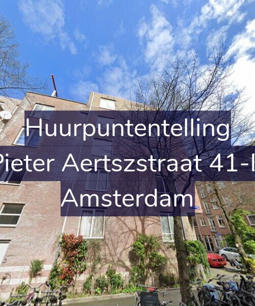 Foto gevel Huurpuntentelling voor Pieter Aertszstraat 41-B, Amsterdam