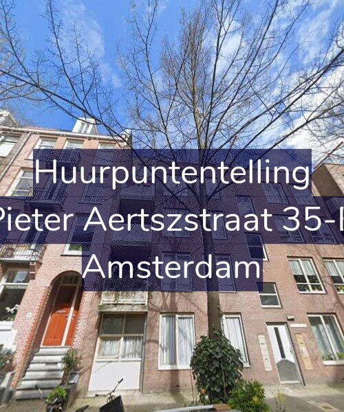 Foto gevel Huurpuntentelling voor Pieter Aertszstraat 35-B, Amsterdam