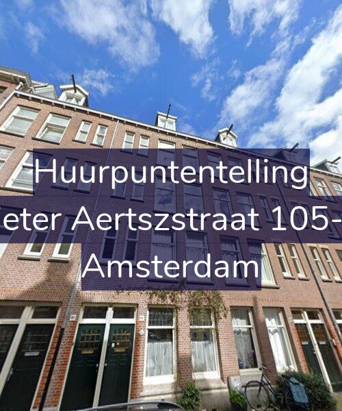 Foto gevel Huurpuntentelling voor Pieter Aertszstraat 105-H, Amsterdam