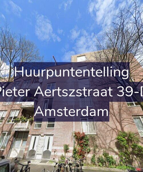 Foto gevel Huurpuntentelling voor Pieter Aertszstraat 39-D, Amsterdam
