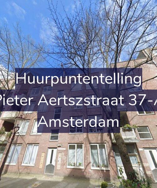 Foto gevel Huurpuntentelling voor Pieter Aertszstraat 37-A, Amsterdam