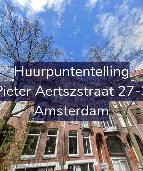 Foto gevel Huurpuntentelling voor Pieter Aertszstraat 27-3, Amsterdam