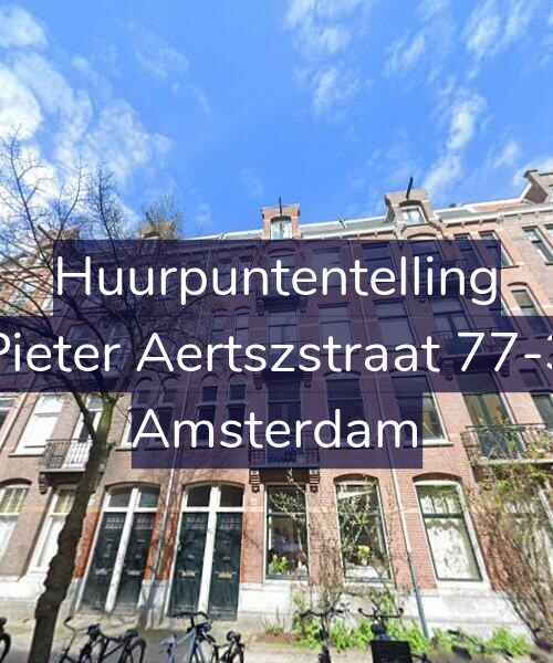 Foto gevel Huurpuntentelling voor Pieter Aertszstraat 77-3, Amsterdam